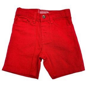 Parish Nation Red Denim Shorts (24M)